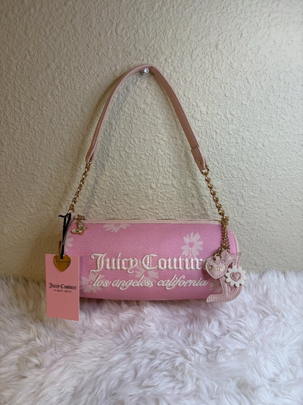 NEW RELEASE Juicy Couture Daisy for Juicy Barrel Shoulder Bag NWT